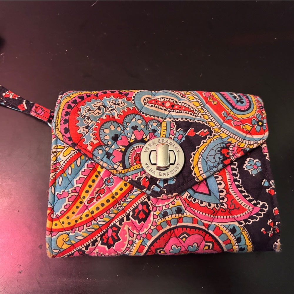 Vera Bradley Colorful Paisley Clutch